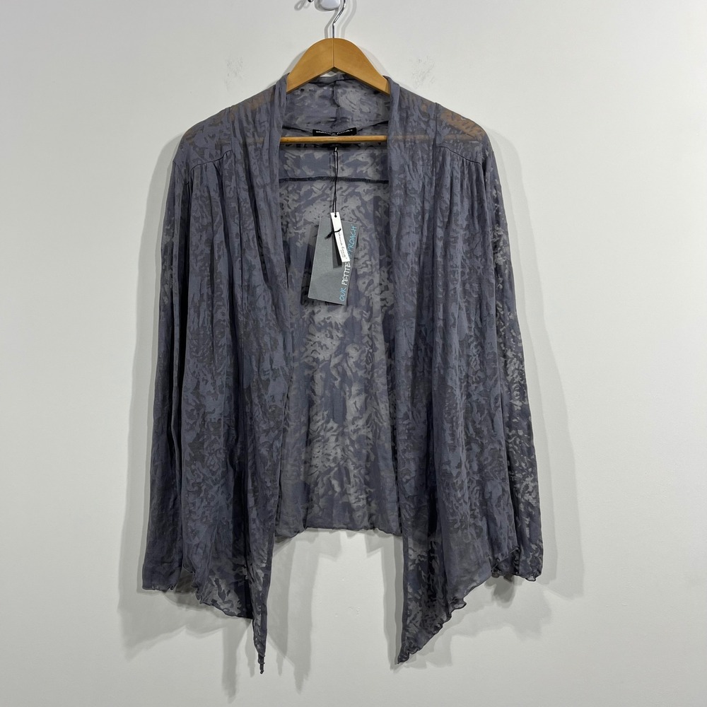 Marina Luna Burnout Floral Fairy Grunge Kimono Womens Large Petite Layering Boho